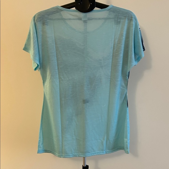 Aqua Butterfly Graphic Tee - Picture 3 of 3